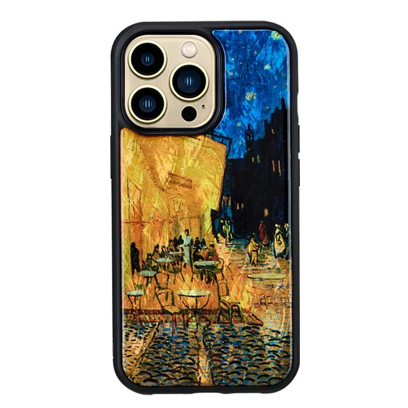 Ikins Series Cover For iPhone 13 Pro Max - Cafe Terrance - Tashqila Ikins Series Cover For iPhone 13 Pro Max - Cafe Terrance - Tashqila